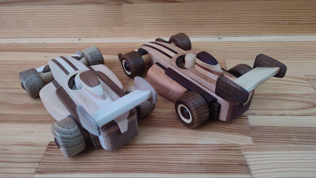 Wooden D Racing Wooden Racing Car - Etsy