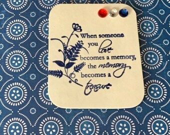 tarjeta para la persona en el ejército o la familia