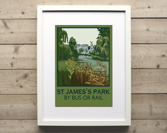 St James's Park Poster