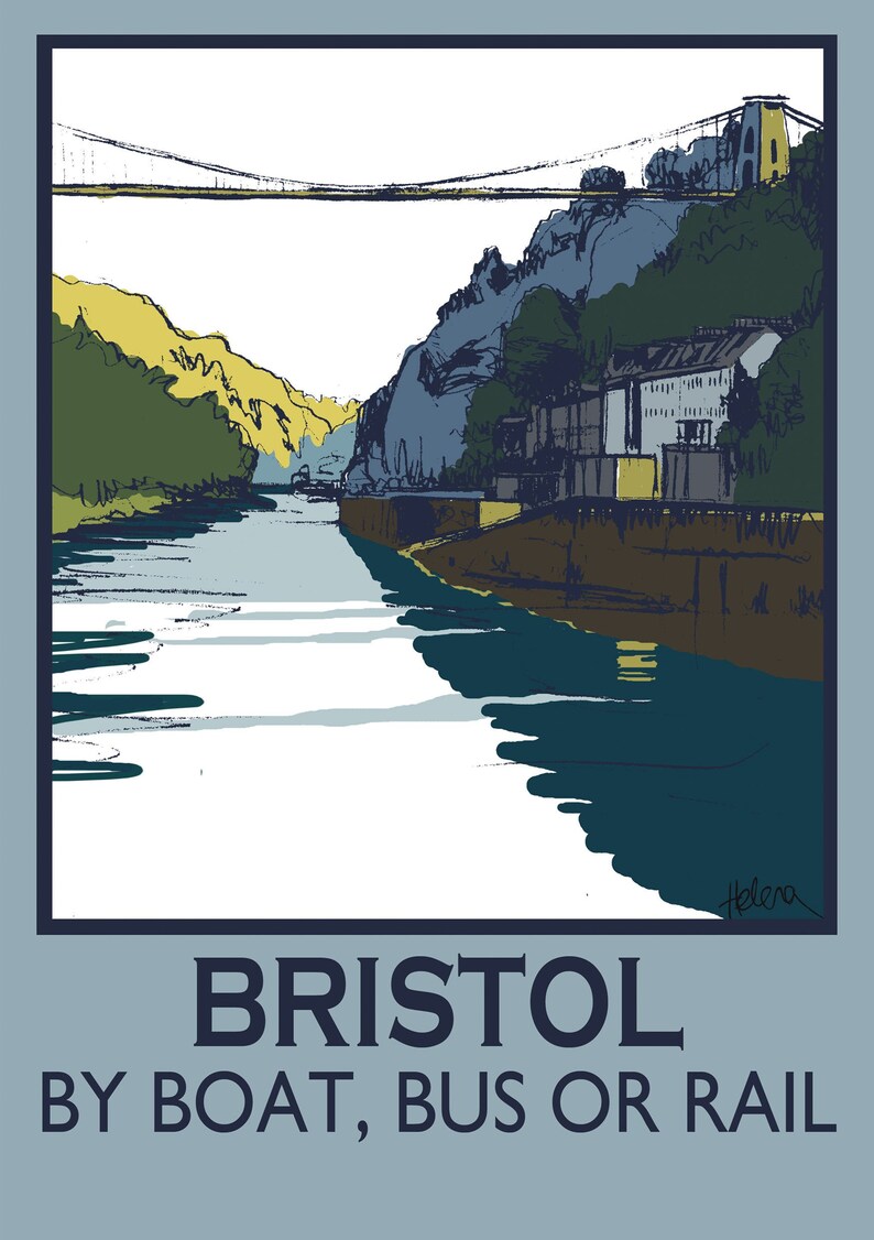 Bristol Poster Etsy