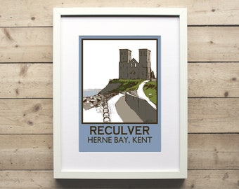 Reculver Poster