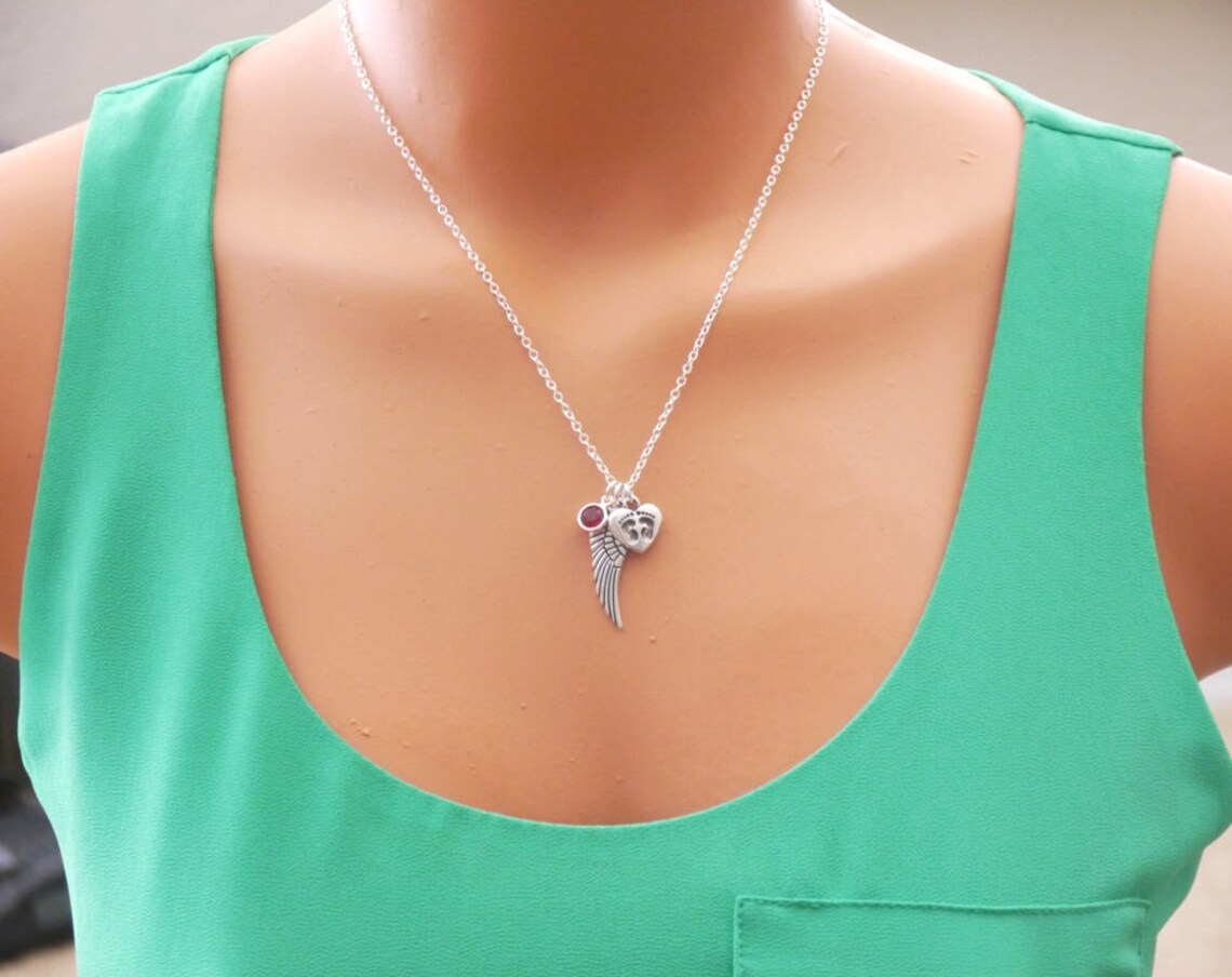 Miscarriage Necklace Multiple Miscarriages Necklace Etsy