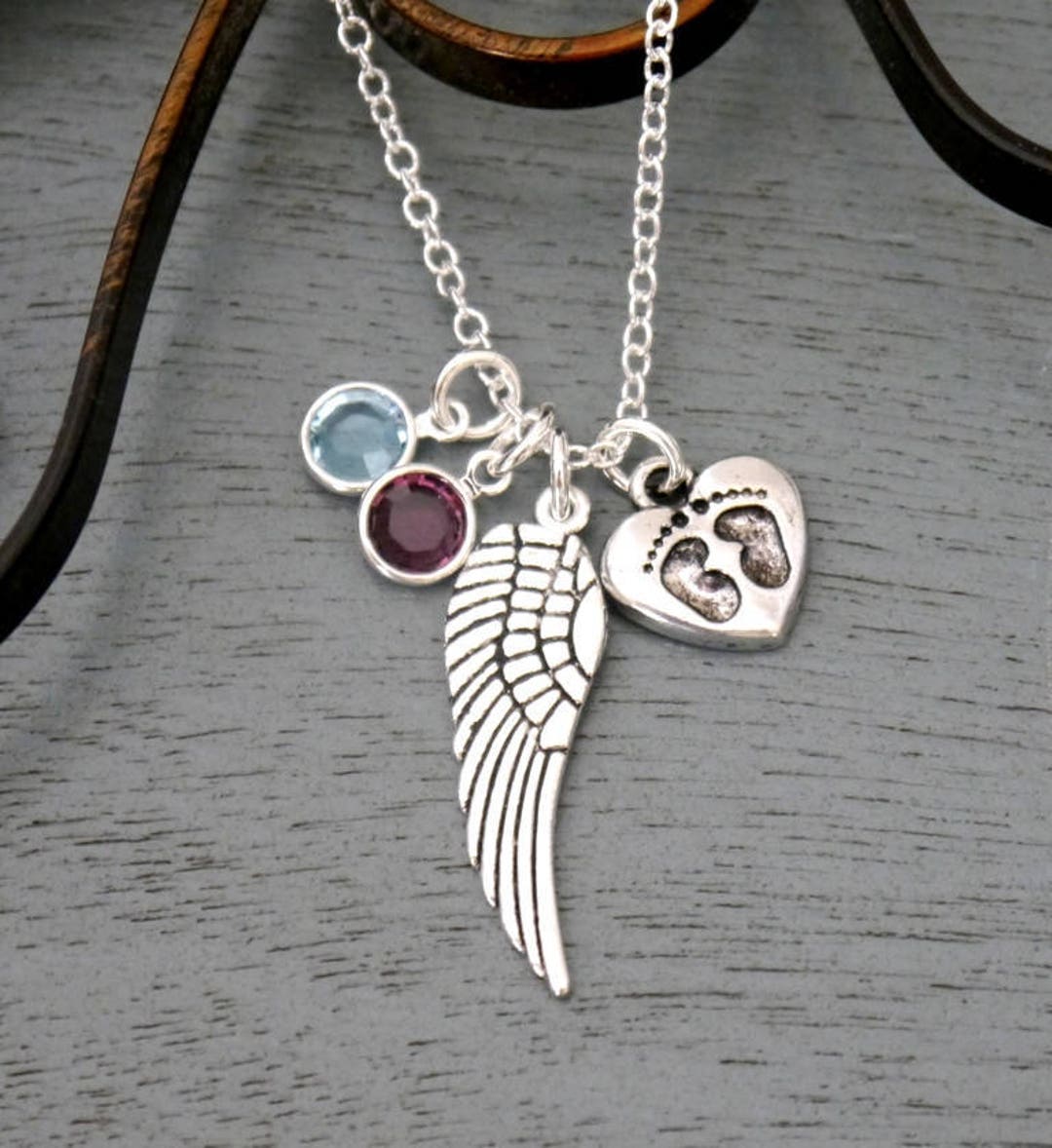 Miscarriage Gift, Miscarriages Necklace, Miscarriage Heart Necklace