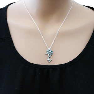 Cheerleader Necklace Personalized, Initial Disc, Letter, Cheerleading Gift, Birthstone, Custom, Gifts for Girls, Silver, Cheer Team Jewelry image 9