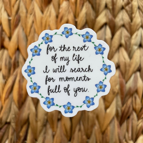 Loss of Loved One Gift | Bereavement Gift | Memorial Gift | Memorial Sticker | Bereavement Sticker | Loss of child, mom, dad Sticker