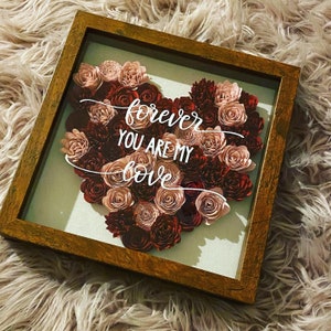 Forever you are my Love shadowbox