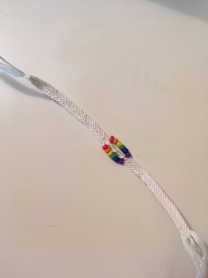 Rainbow Equality Sign Bracelet