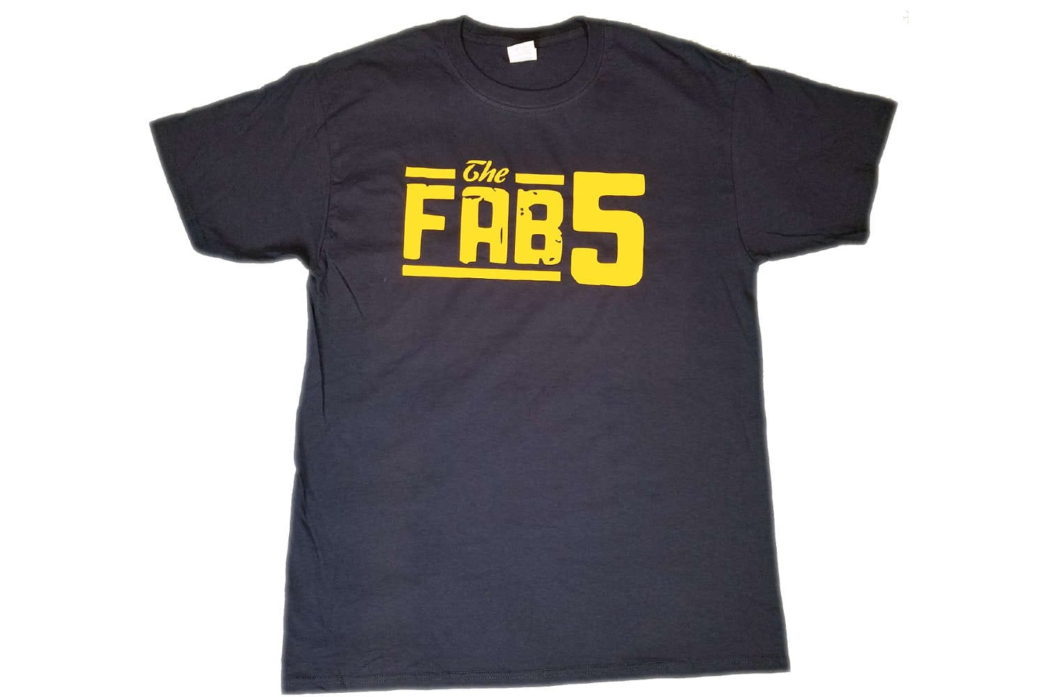 fab five michigan t shirt