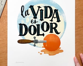 La Vida es Dolor- OFMD Giclee Art Print