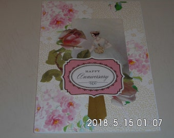 Tarjeta de aniversario de boda