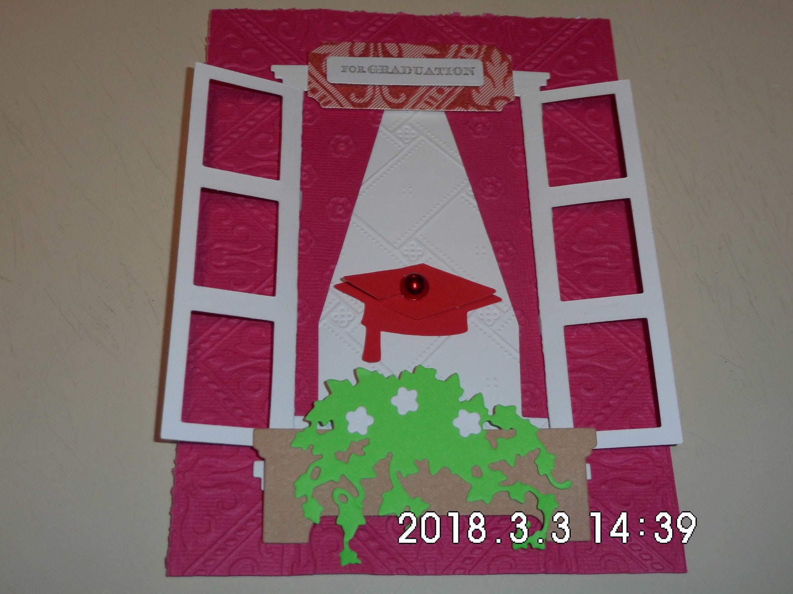 Graduation Window Card 