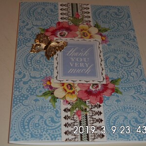 Tarjeta de muchas gracias