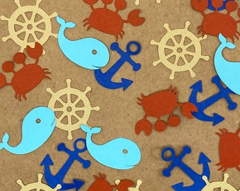Nautical Confetti Party Decor