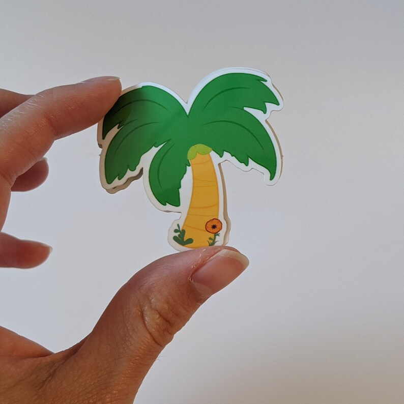 Animal Crossing Palm Tree Vinilo Pegatina o Multi Pack Etsy España