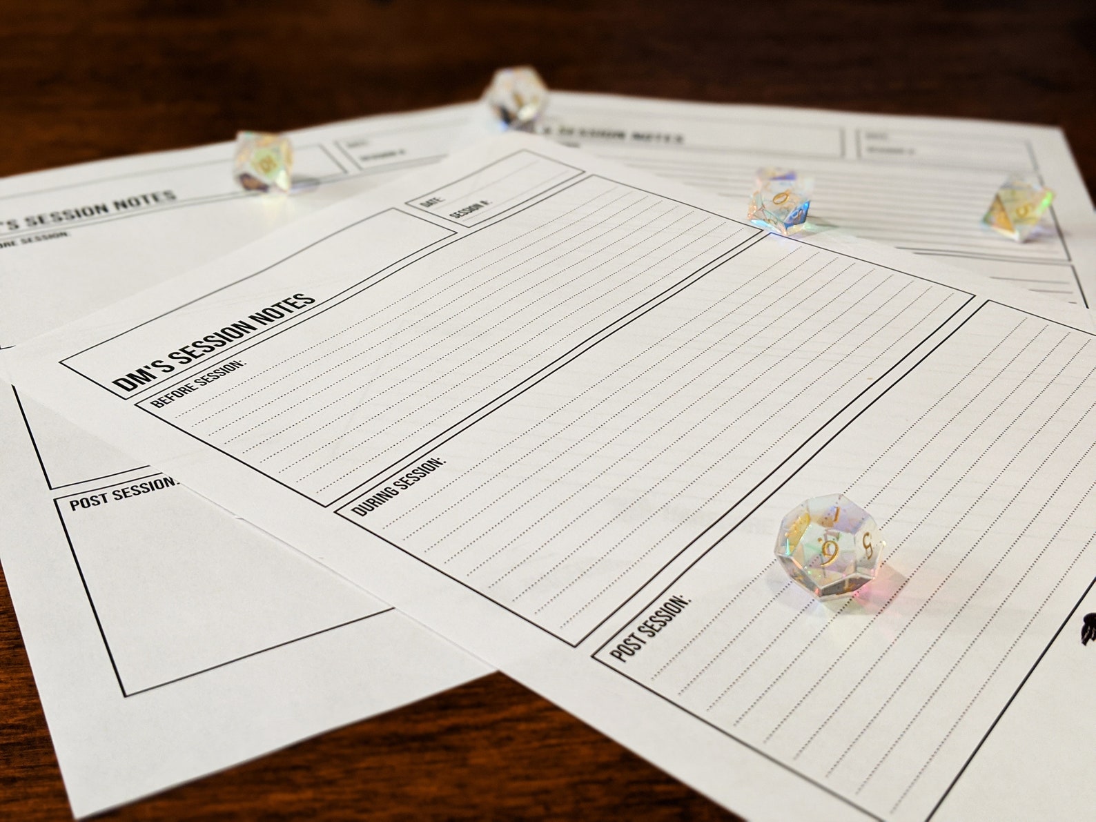 D&amp;D DM/GM Session Notes | Etsy Canada