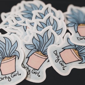Dirty Girl Vinyl Sticker
