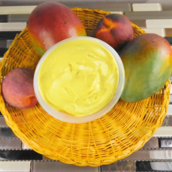 8oz Delicious Mango Peach Whipped Shea Butter