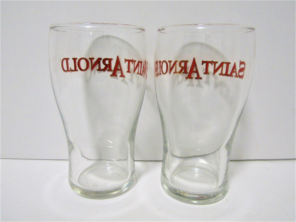 saint arnold birthday glass