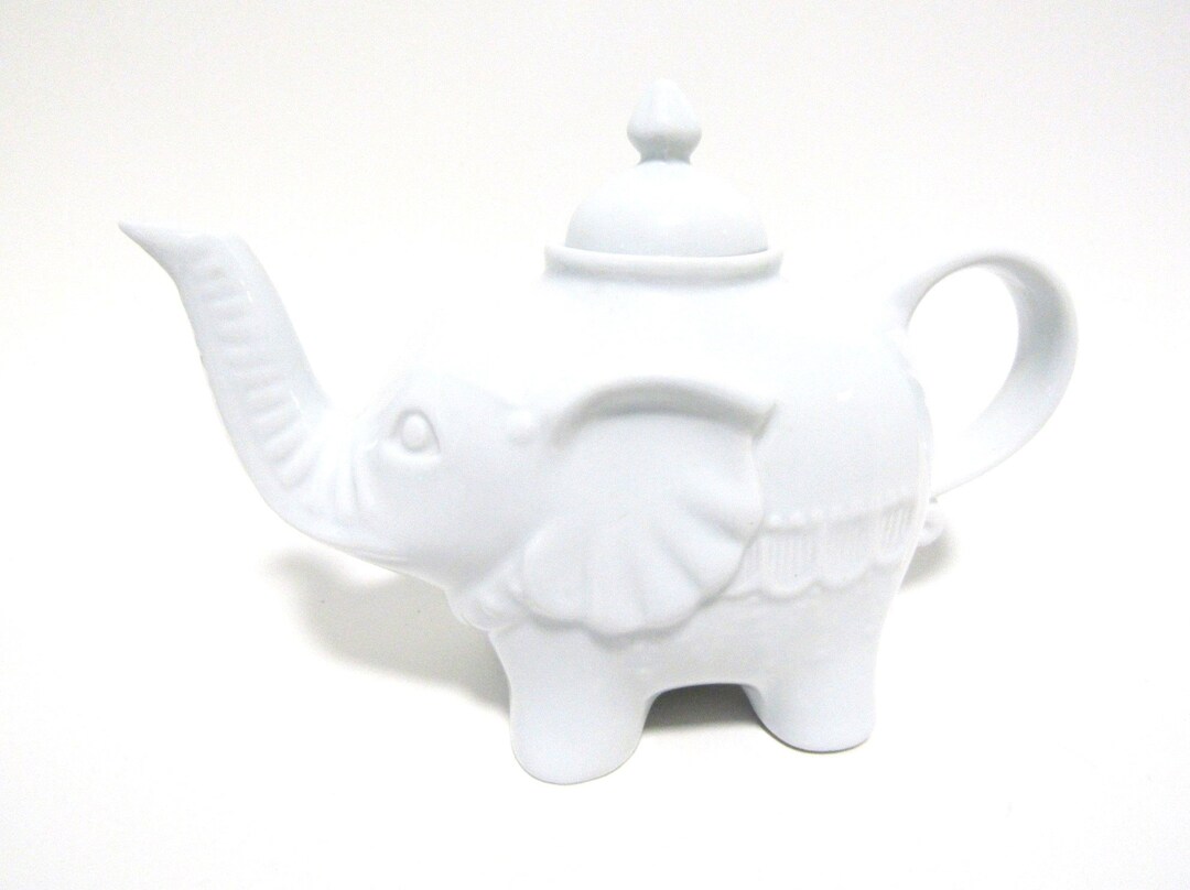 Vintage Cordon Bleu Elephant Teapot Porcelain Teapot Etsy