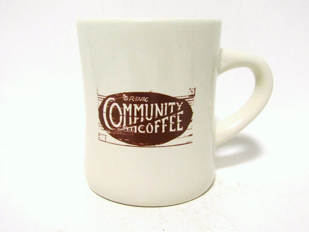 Vintage Community Coffee Mug Community Coffee Diner Style Etsy