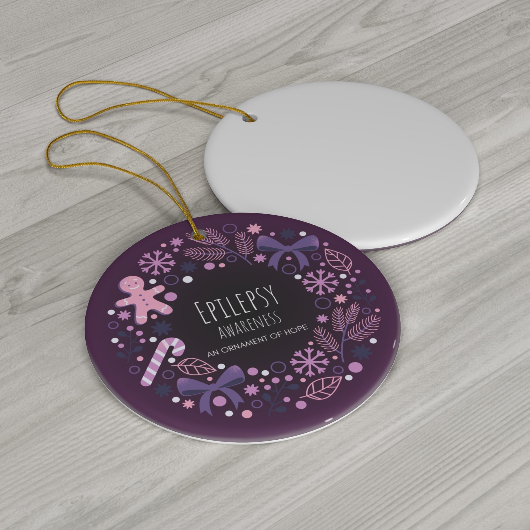 Epilepsy Awareness an Ornament of Hope Christmas/holiday Etsy