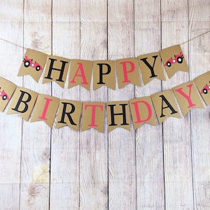 Race Car Birthday Banner: Red & Black Cardstock Party Decor