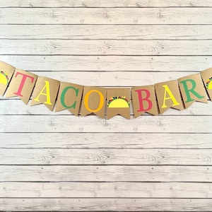 Taco Bar Banner, Taco Bout A Party, Taco Party, Fiesta Banner, Taco Tuesday, Fiesta Decorations, Taco Decor, Taco Birthday, Taco Twosday