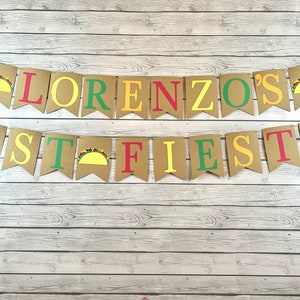 1st Fiesta Banner, 1st Fiesta Birthday Banner, First Fiesta, Taco Banner, Taco Birthday Banner, Taco Bout A Party, Mexican 1st Birthday