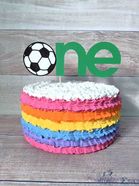 Sports Party Soccer Cake Topper Personalized Birthday Keepsake- LT1171 Ball