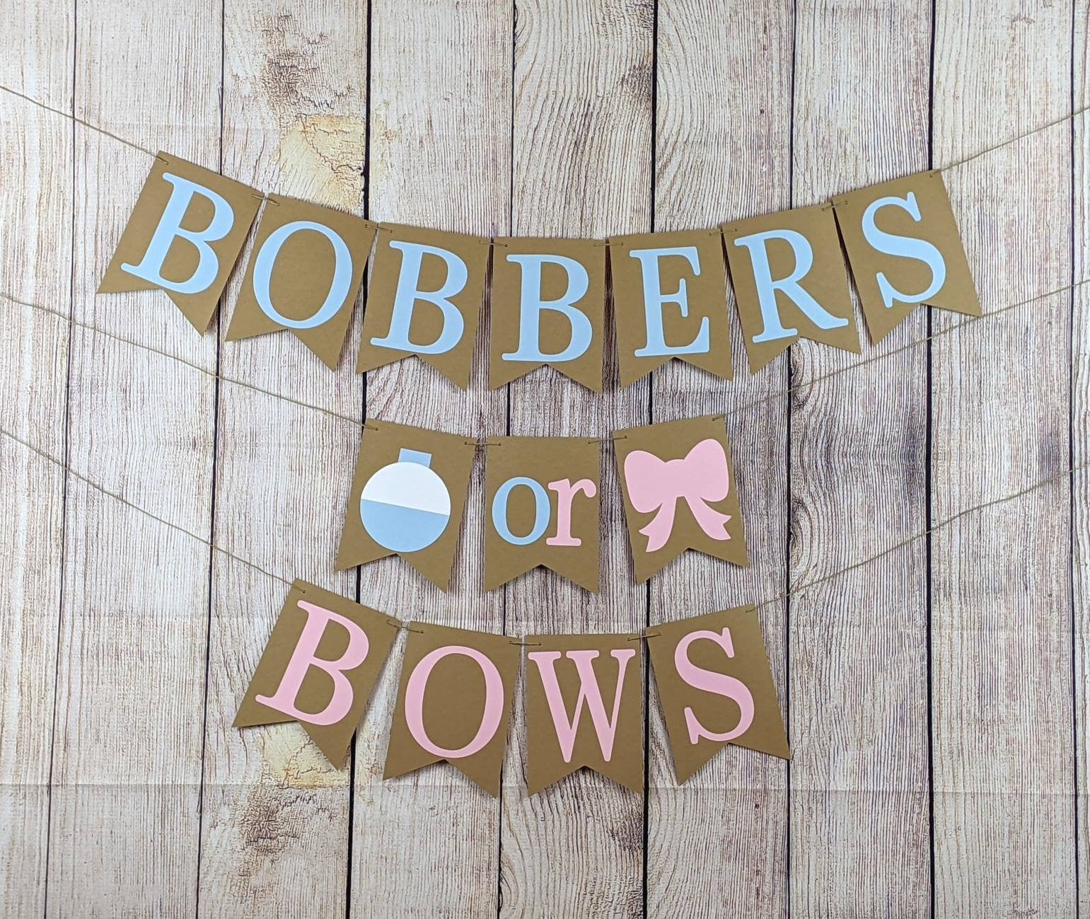 Gender Reveal Party Decoration,Bobbers or Bows Gender Reveal Tableware  Plates Napkins Cups for Gone Fishing Birthday Party Supplies Servers for 20