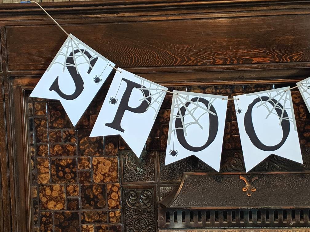 Spooky Halloween Banner Halloween Banner Halloween - Etsy
