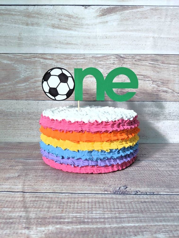 Soccer Cake Topper Smash Cake Soccer Birthday Soccer Party Etsy