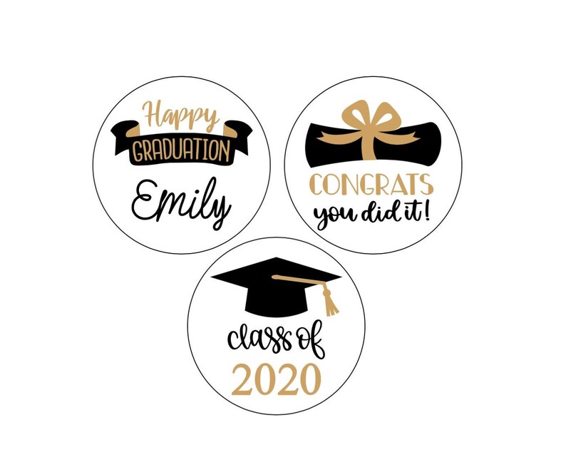 graduation stickers happy graduation stickers congrats you etsy