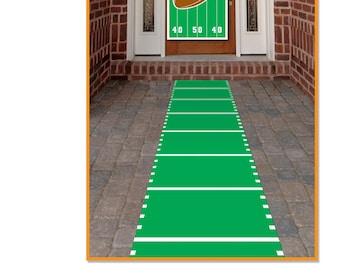 Football Party Aisle Runner- Football Field Decoration, Football Party Decor, Tailgate Party Decor, Football Field Decor