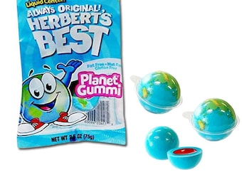 3D Earth Gummies- Planet Gummies, Einzigartige Gummies, 3D Gummies