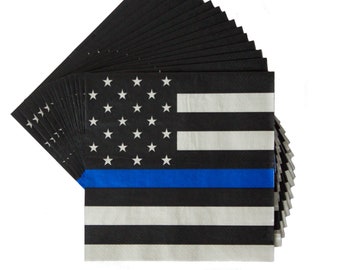 Police Party Napkins | Police Officer Luncheon Napkins