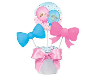 Gender Reveal Centerpiece Sticks / Gender Reveal Party, Baby Reveal, Team Boy Team Girl, Gender Reveal Decoraties