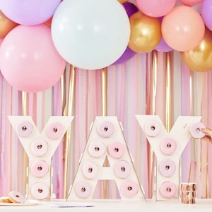 YAY Donut Stand- Donut Grow Up Birthday, Party Decoration, Donut Decor, Two Sweet Decor, Donut Party Supplies, Donut Stand