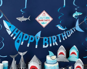 Shark Birthday Party Etsy
