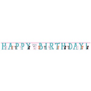 Pretty Kitty Birthday Party Banner/ Cat Birthday Party Banner/ Kitty Party Birthday Banner/ Cat Party Decor