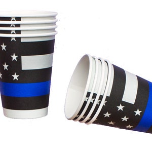 Police Party Cups | Police Officer Party Paper Cups