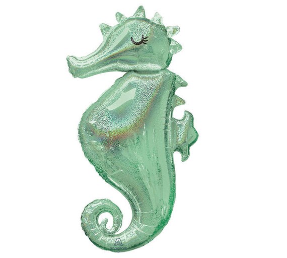 Mermaid Seahorse Balloon Mermaid Party Decor Mermaid Party Etsy