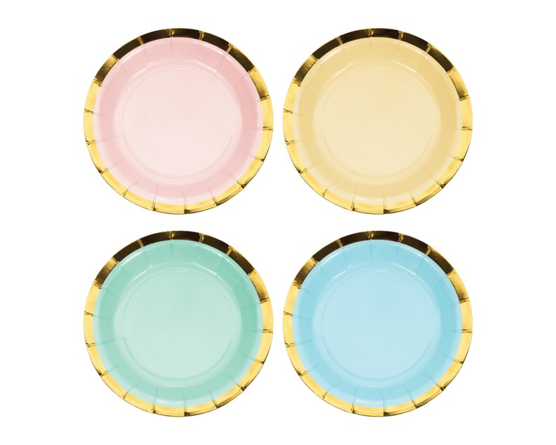 Pastel Party Plates Ice Cream Birthday Party Decoration Ice Cream Decor Two Sweet Decor Ice Cream Party Supplies Pastel