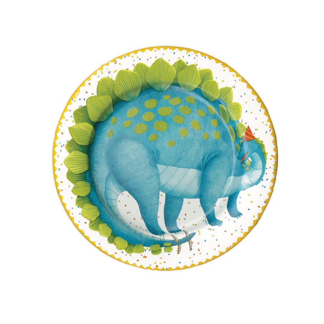 Fancy Dinosaur Plates/ Dinosaur Birthday Plates/ Fun Party Etsy