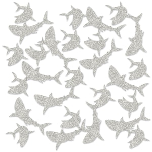 Shark Party Confetti- Shark Birthday Blowouts, Jawsome Party Decor, Shark Birthday Party, Shark Theme, Shark Party Decor, Shark Decorations