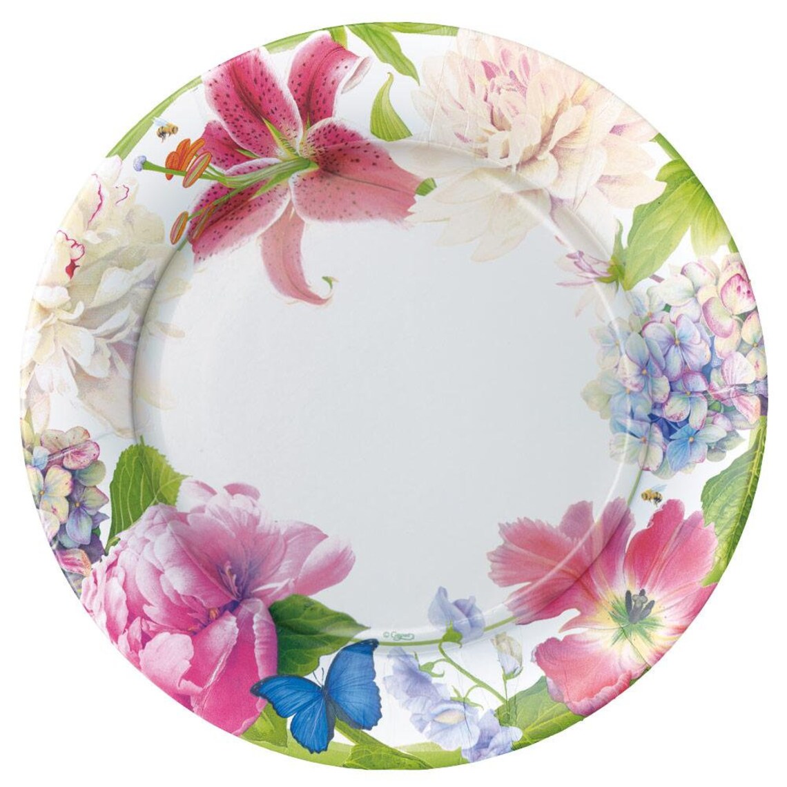 Garden Party Plates Fancy Floral Plates Upscale Floral Etsy Garden Party Plates Fancy Floral Plates Upscale Floral Etsy