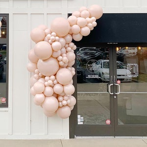 Globos rosados, 50 globos de 12 pulgadas, globos rosa claro, globos rosa  pastel, globos rosa bebé, globos rosa pálido, decoraciones de fiesta rosa