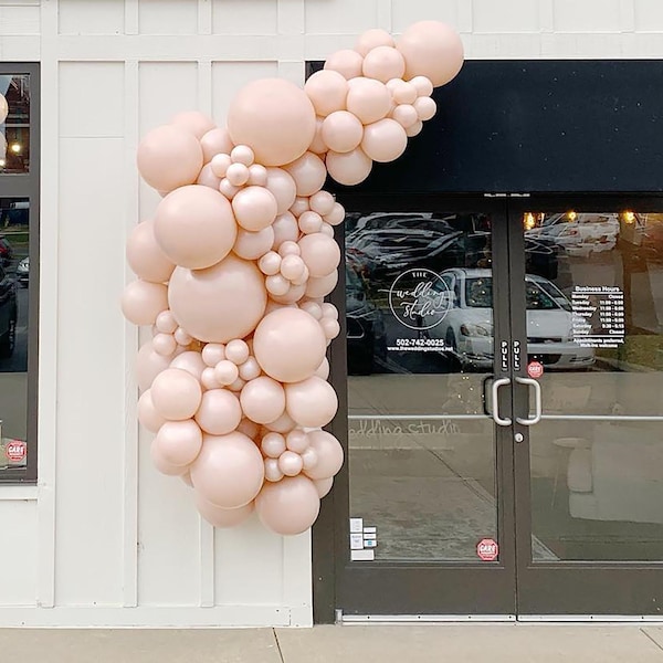 Perfect Pastel Pink Balloons- Pastel Pink Balloon, Pretty Pink Balloon, Blush Balloons, Light Pink Balloons