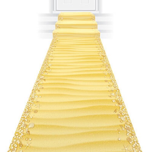 Beachy Sand Aisle Runner/ Luau Party Aisle Runner/ Tropical Etsy