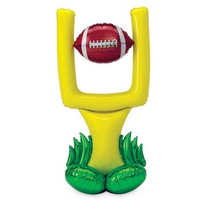 Football End Zone Balloon Prop Decoration/Football Goal Post Jumbo Balloon Decoration/Life Size Goal Post Balloon